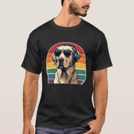 Cool Labrador DJ - Music Lover T-Shirt