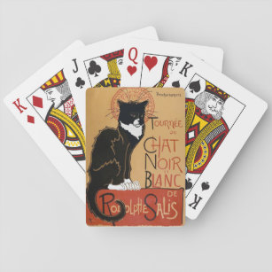 Cool Le Chat Noir et Blanc Spielkarten