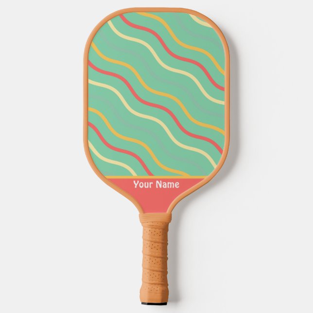 Cool Lemon Green Beruflich Pickleball Paddle (Rückseite)