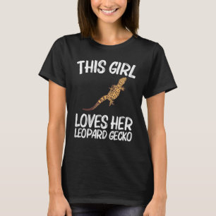 Cool Leopard Gecko für Mädchen Kind Kind Tiny Dino T-Shirt