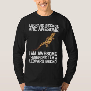 Cool Leopard Gecko für Männer Frauen Tiny Dinosaur T-Shirt