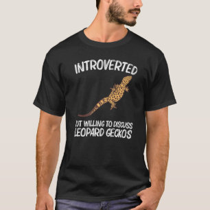 Cool Leopard Gecko für Männer Frauen Tiny Dinosaur T-Shirt