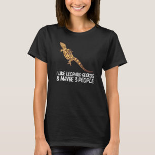Cool Leopard Gecko für Männer Frauen Tiny Dinosaur T-Shirt