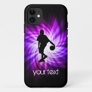 Cool Lila Basketball iPhone 11 Hülle