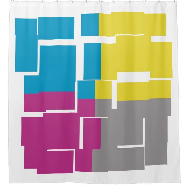 COOL Lila Duschvorhang (Vorderseite)