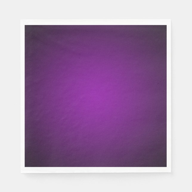 Cool Lila-Schwarz-Grainy Vignette Serviette (Vorderseite)