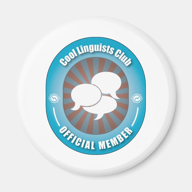 Cool Linguist Club Magnet (Vorne)