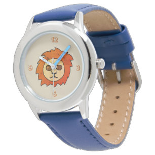 Cool Lion Orange Kids Armbanduhr