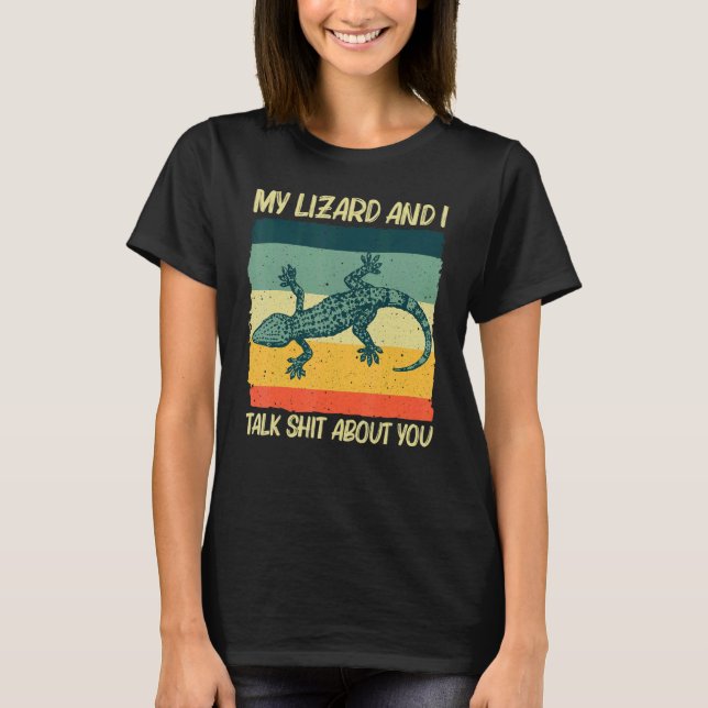 Cool Lizard For Men Women Reptile Animal Lizard T-Shirt (Vorderseite)
