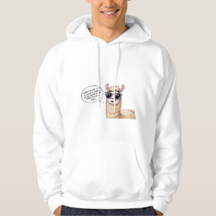 Cool Llama in Aktion!" Hoodie