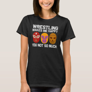 Cool Lucha Libre für Männer Luchador Mexikanischer T-Shirt