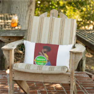 COOL! Lumbalkissen 13" x 21" Außenbereich - indivi Kissen Für Draußen