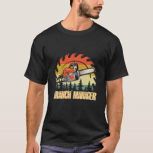 Cool Lumberjack Art Men Arborist Logger Bran T-Shirt