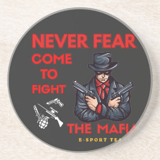 Cool Mafia E-Sport Gaming Mascot Design Getränkeuntersetzer