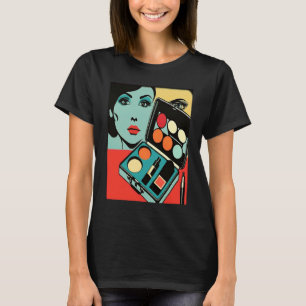 Cool Makeup Artist Pop Makeup Kit Mama T-Shirt
