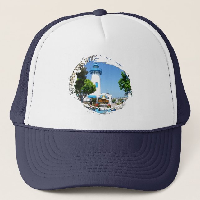 Cool Marina Del Rey Hat! Truckerkappe (Vorderseite)