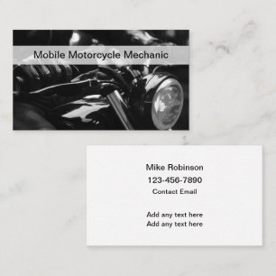 Cool mécanique moto mobile Cartes de visite Nouvea