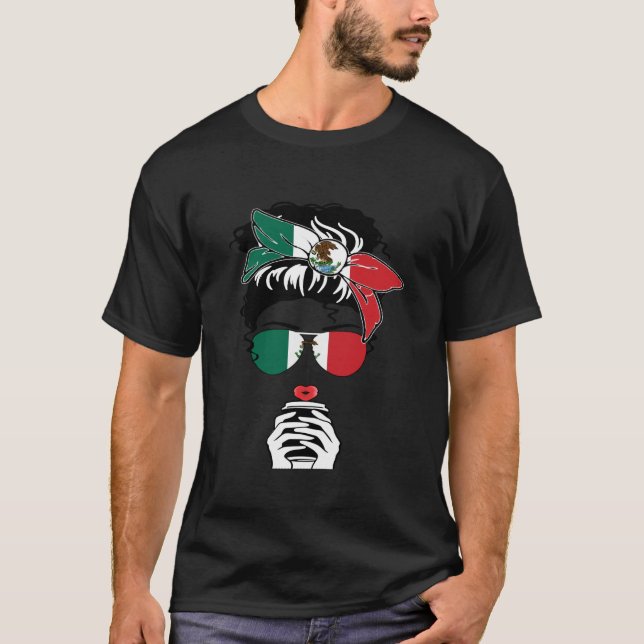 Cool Mexican Coffee Mama Girl Aunt Sister Mexico F T-Shirt (Vorderseite)