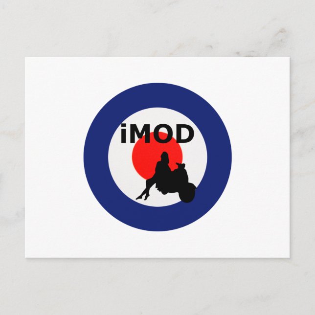 Cool Mod Postkarte (Vorderseite)