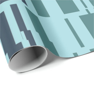 Cool Moderne Abstrakte Muster Geschenkpapier