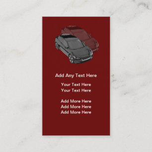 Cool Moderne Automobile Cartes de visite à thème
