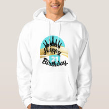 Cool moderne clé turquoise 21e sweat - shirt à cap
