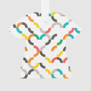 Cool, moderne, coloré, géométrique circulaire tend
