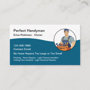Cool moderne Handyman Cartes de visite