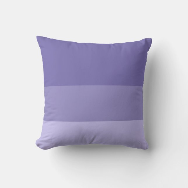 Cool Moderne Trendy Periwinkle Blue Kissen (Vorderseite)