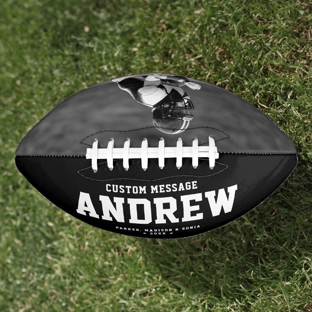 Cool Moderner Abschluss Geburtstagsgeschenk Foto Football (Von Creator hochgeladen)