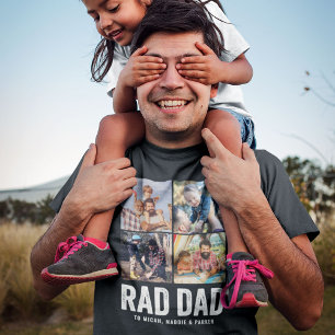Cool Moderner KRASSER VATER kundenspezifische Foto T-Shirt