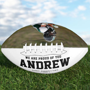 Cool Modernes Abschluss Geschenk Foto Trendy Einzi Football