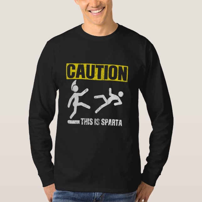 Cool Molon Labe Spartakus Kampfermotivation Sayin T-Shirt (Vorderseite)