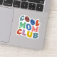 Cool Mom Club Funny Smile Aufkleber (Detail)