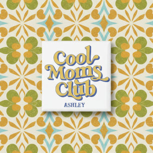 Cool Moms Club Selbstbewusste Mama Zitat Retro-Sti Magnet