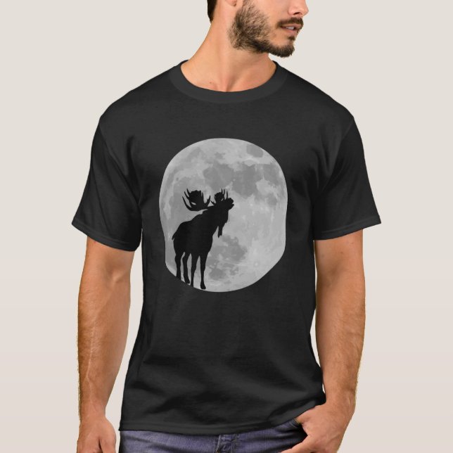 Cool Moose Howling Moose T-Shirt (Vorderseite)