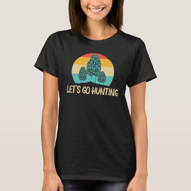 Cool Morel Mushroom For Men Women Hunting Foraging T-Shirt (Vorderseite)