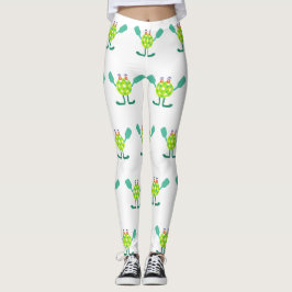 Cool Mr. Pickle-ball Pattern Leggings
