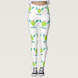 Cool Mr. Pickle-Ball Pattern  Leggings