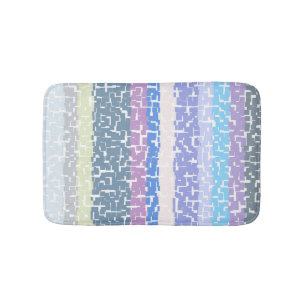COOL Multicolor grün/grau/beige/rosa/Lila/blau Badematte