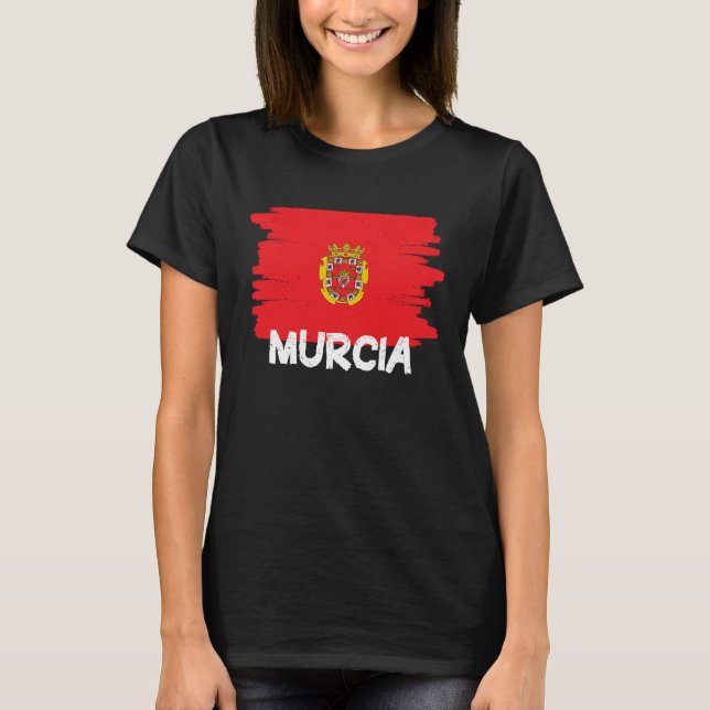 Cool Murcia Flag T-Shirt (Vorderseite)