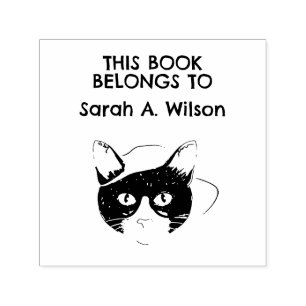 Cool Nerdy Art Cat Book Das Personalisierte Buch Permastempel