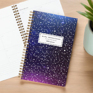 Cool-Night-Sky-Konstellationen Personalisiert Planer