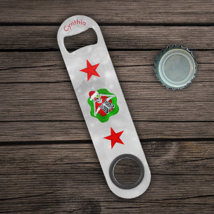 Cool Noël Squelette Red Stars Ornements Cercle