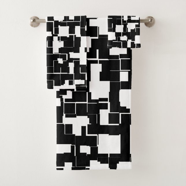 Cool noir et blanc Tendance Motif élégant (En situation)