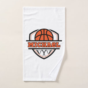 Cool Orange Black Basketball Sports