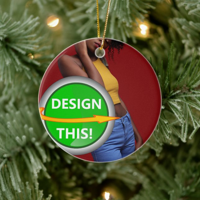 COOL! Ornament - Keramik - Benutzerdefiniert (Baum)