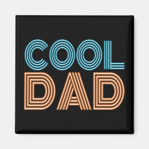 Cool Papa Fête des pères Neon Typographie Magnet