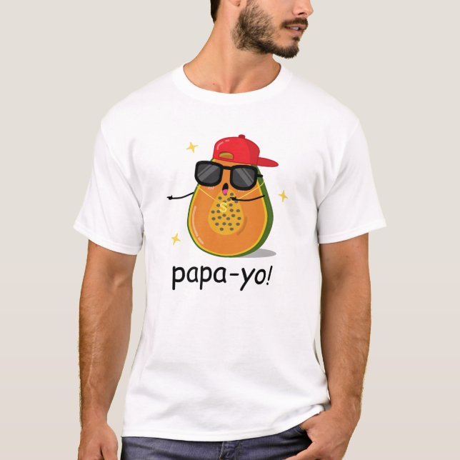 Cool Papaya Pun T-Shirt (Vorderseite)