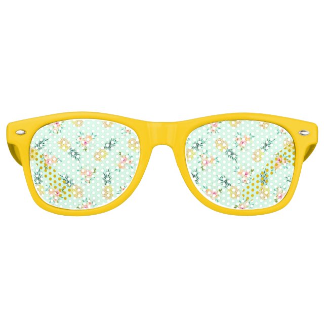 Cool Party Ananas Lunettes de soleil rétros (Devant)
